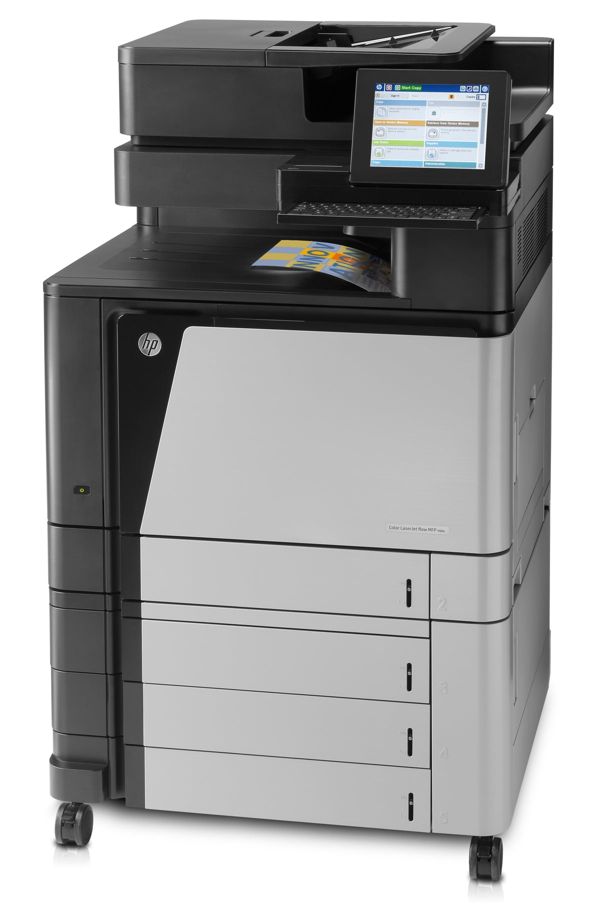 HP Color LaserJet Enterprise Flow LaserJet Enterprise Flow M880z Multifunction Color Impresora, Ethernet solamente; Copiadora, escáner