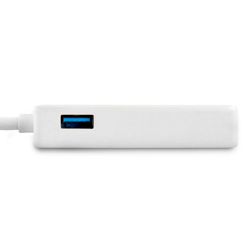 StarTech.com Adaptador Tarjeta de Red NIC Externa USB 3.0 de 1 Puerto Gigabit Ethernet RJ45 y Puerto USB - Blanco Tarjet