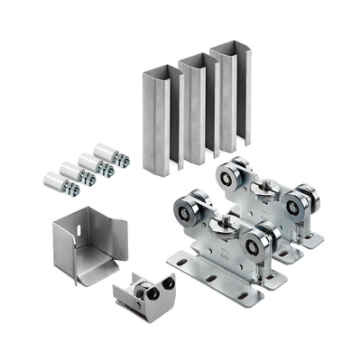 19912324 - KIT para puertas autoportantes de hasta 3 m y 600 kg con rodillos de nylon