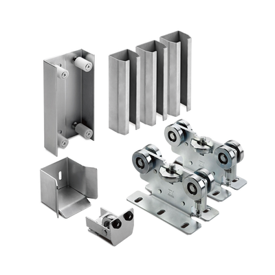 19912325 - KIT para puertas autoportantes de hasta 3 m y 600 kg con guia para puertas corredizas