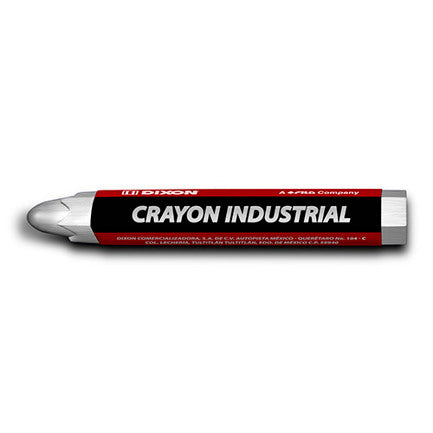Crayón de Cera Industrial Dixon Blanco Caja con 10 Piezas