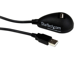 StarTech.com Cable de 1,5m de Extensión Alargador USB 2.0 de Sobremesa - Macho a Hembra USB A Cable USB 2.0 USB A USB A Macho