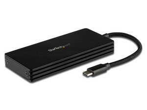 Gabinete Startech SM21BMU31CI3 con Adaptador SSD M.2 a USB 3.1, 2 Bahías, 10Gbps, Aluminio