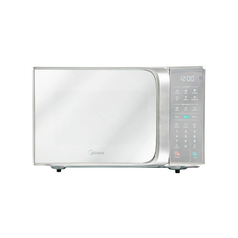 MIDEA Horno Microondas MMDV11S2DG 1.1 P3, 700W, 20L, Acero Inoxidable