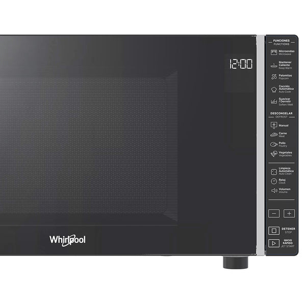 Whirlpool WM1811B microondas Plata Solo microondas Encimera 900 W