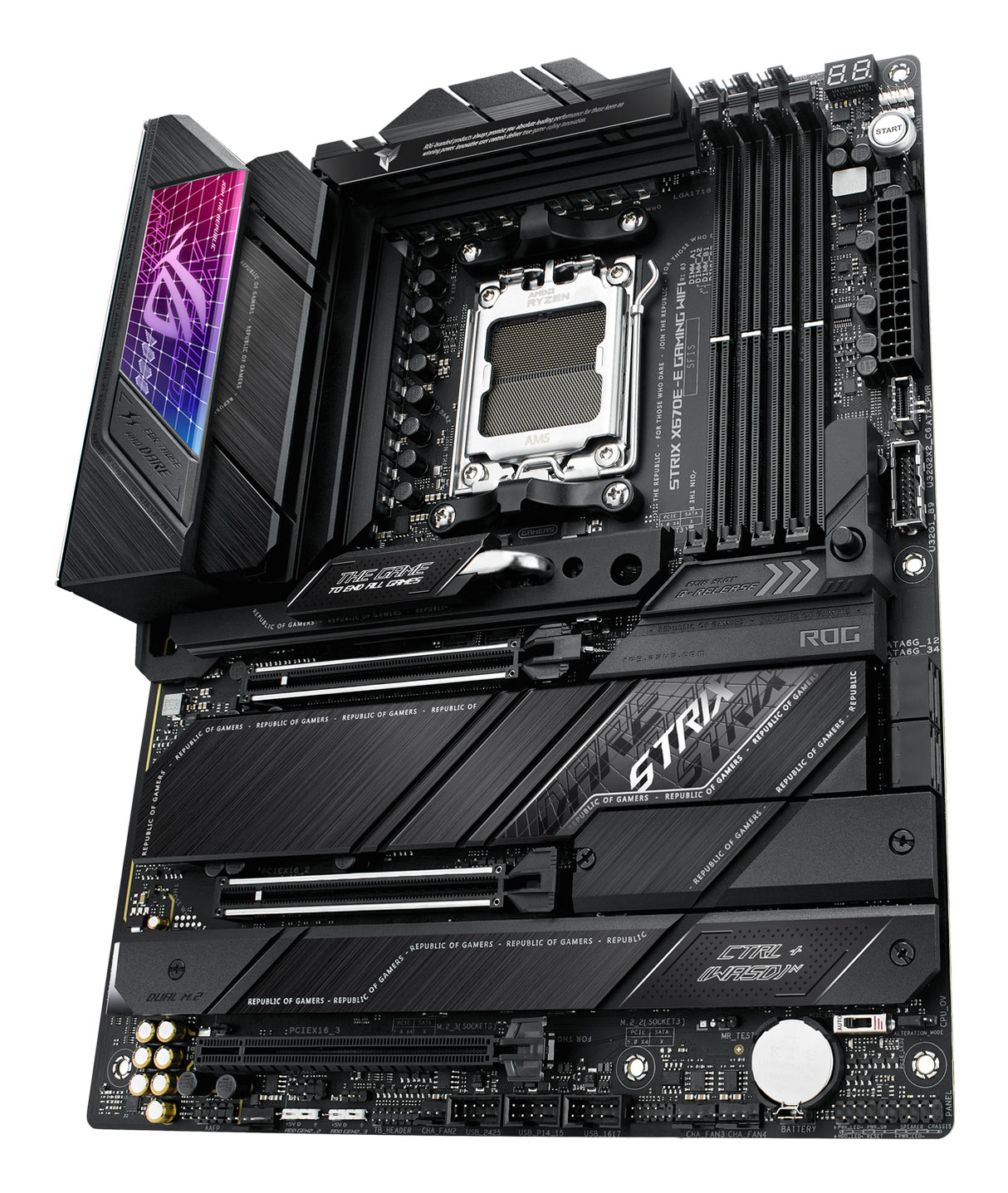 ASUS ROG STRIX X670E-E GAMING WIFI placas base AMD Zócalo AM5 AMD Ryzen™ 7 Zócalo AM5