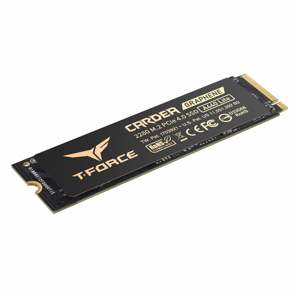 Team Group A440 Lite M.2 PCIe SSD 512 GB PCI Express 4.0 NVMe 3D TLC NAND, 7000 MB/s