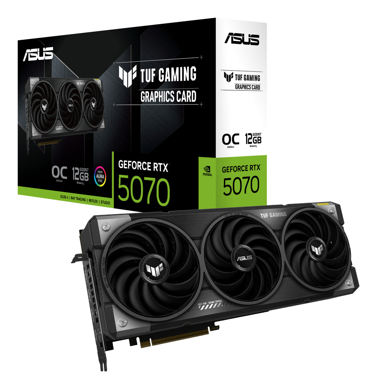 ASUS TUF Gaming TUF-RTX5070-O12G-GAMING tarjeta gráfica NVIDIA GeForce RTX 5070 12 GB GDDR7