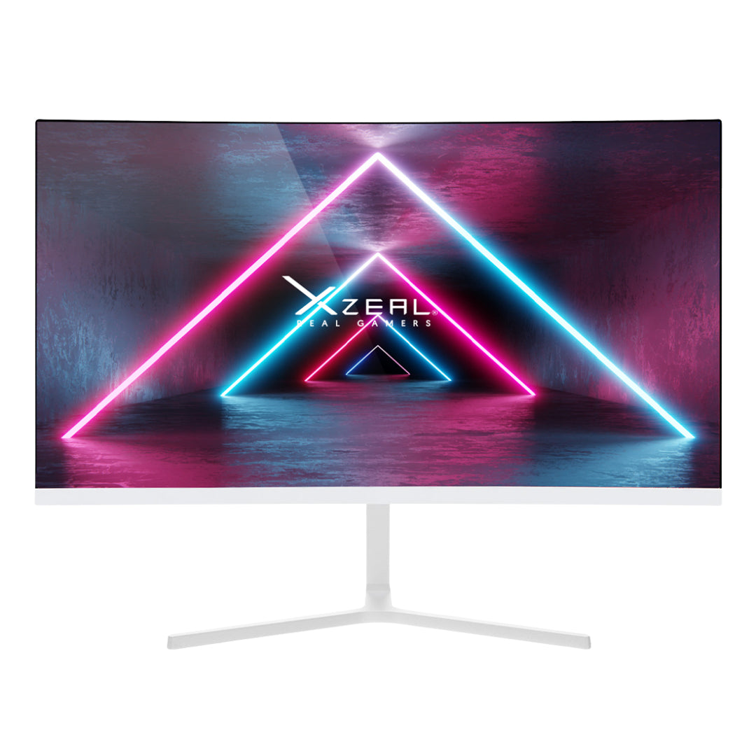 R-Go Tools XST 570-1 Pantallas para PC 60,5 cm (23.8") Blanco HDMI Forma de la pantalla: Curva