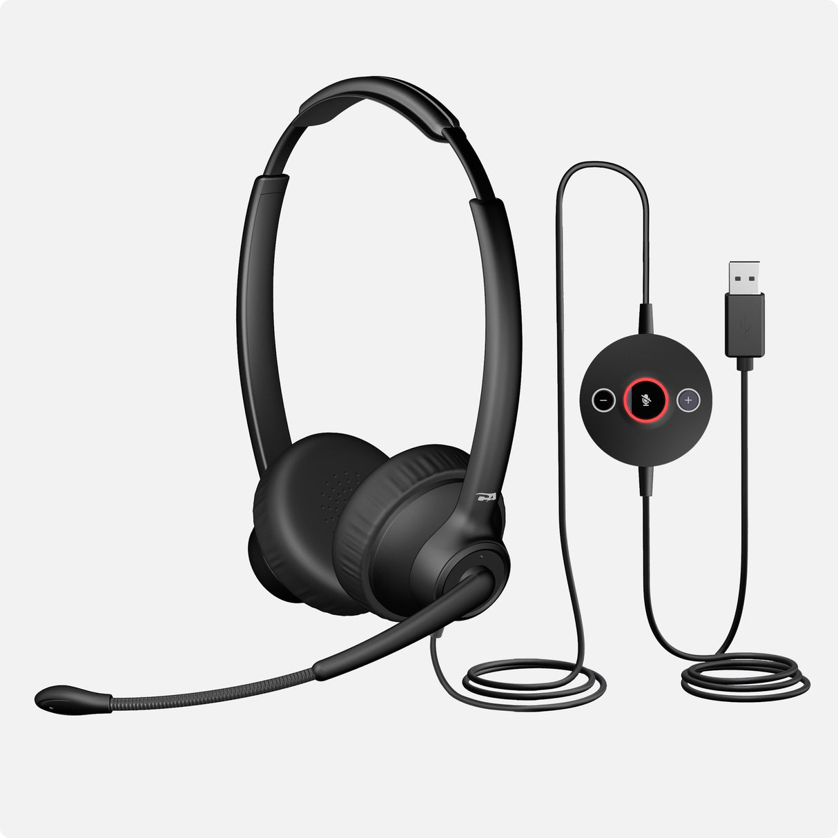 Cyber Acoustics AC-304 auricular y casco Auriculares Alámbrico Diadema Llamadas/Música USB tipo A Ne