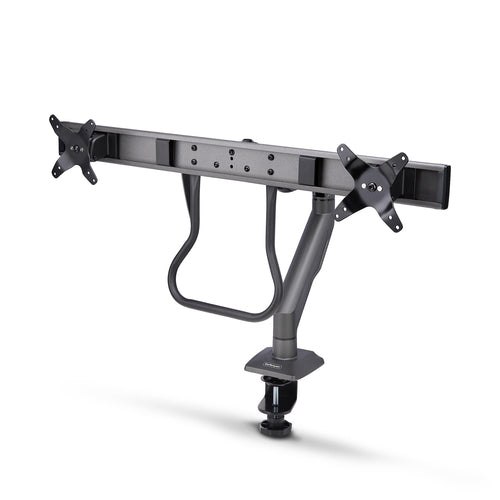 StarTech.com Brazo Soporte de Sobremesa con Travesaño para 2 Monitores - Soporte VESA para Pantallas de 27" - 75x75
