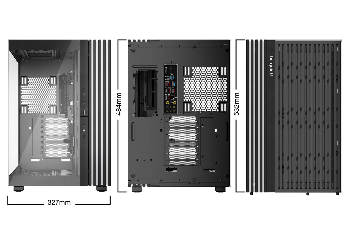 be quiet! LIGHT BASE 900 DX Black carcasas ordenador Full Tower PC Negro 1