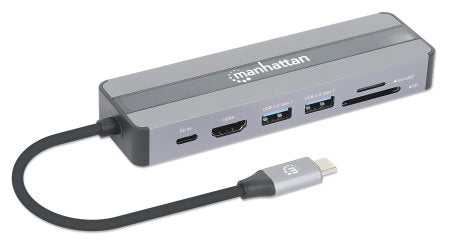 Manhattan 153928 Laptop Alámbrico USB 3.2 Gen 1 (3.1 Gen 1) Type-C 2 1