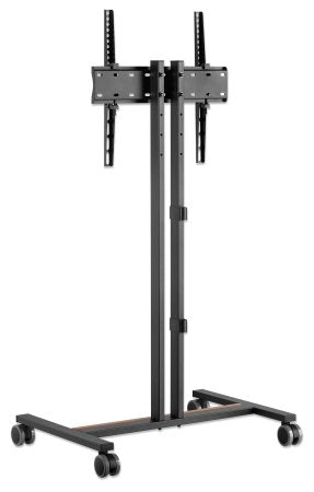 Manhattan Soporte con carrito para TV/monitores, pantallas 34"–55", Compatibilidad VESA: de 200x200 a 400x400 mm (verifique las dimensiones de los cua