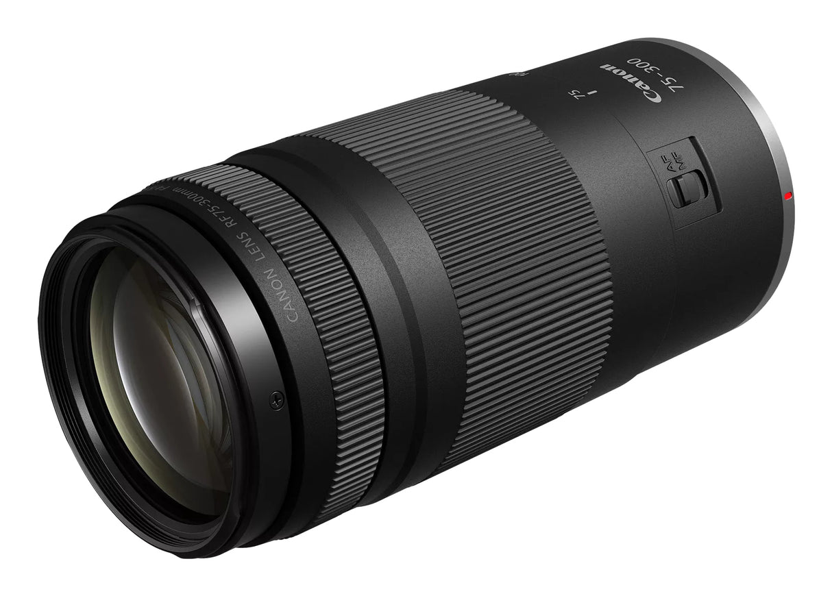 Canon RF 75-300 mm F4-5.6 Cropped frame(APS-C) camera Lente zoom Negro, Autoenfoque