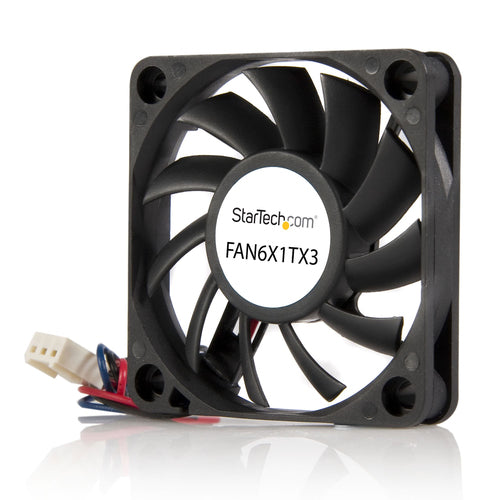 StarTech.com Ventilador Fan para Chasis Caja de Ordenador PC Torre - 60x10mm - Conector TX3 Sistemas de refrigeración pa