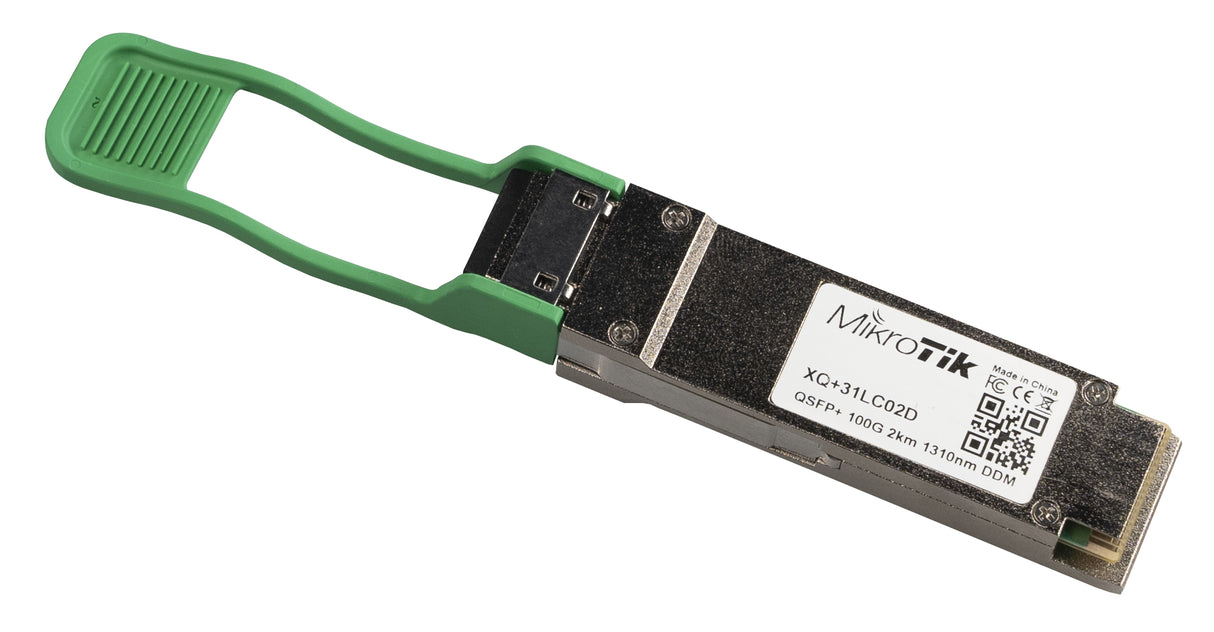 Mikrotik XQ+31LC02D red modulo transceptor Fibra óptica 100000 Mbit/s QSFP28 1331 nm
