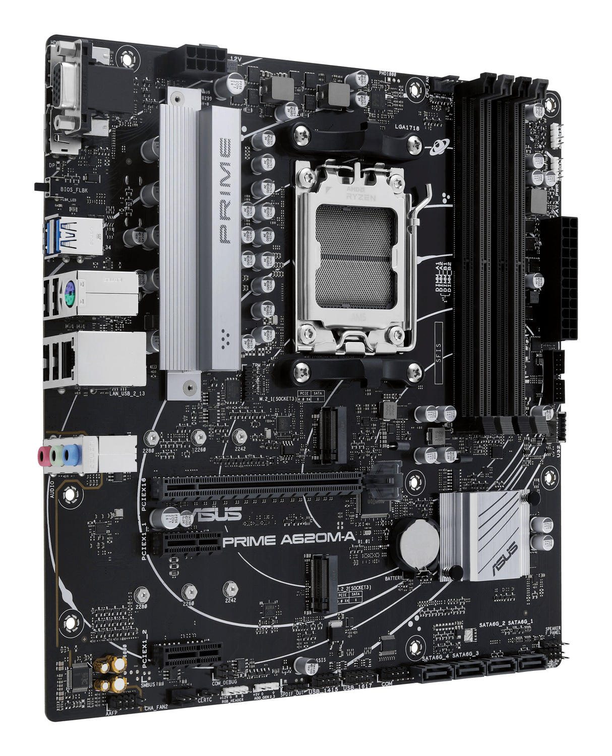ASUS PRIME A620M-A-CSM placas base AMD Zócalo AM5 AMD Ryzen 7000 Series Zócalo AM5