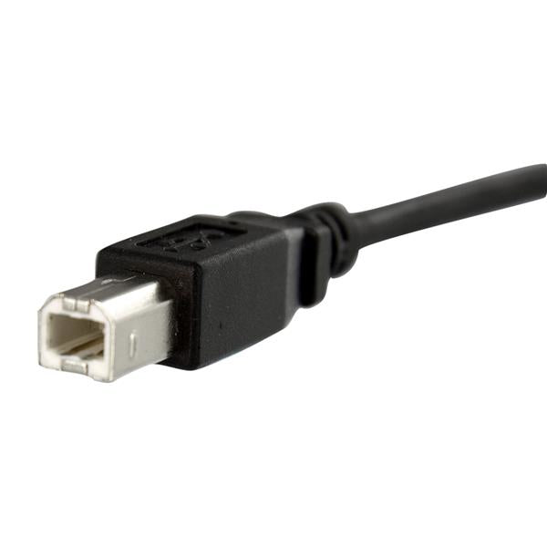 StarTech.com Cable de 91cm USB 2.0 para Montar Empotrar en Panel - Extensor Macho a Hembra USB B - Negro Cable USB 2.0 USB B USB B Macho