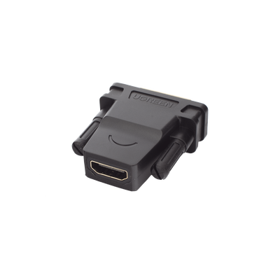 Ugreen 20124 cambiador de género para cable HDMI DVI Negro, Oro