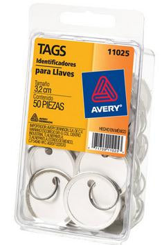 Avery 11025 llavero Blanco 50 pieza(s)