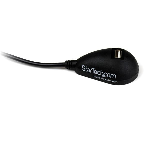 StarTech.com Cable de 1,5m de Extensión Alargador USB 2.0 de Sobremesa - Macho a Hembra USB A Cable USB 2.0 USB A USB A Macho