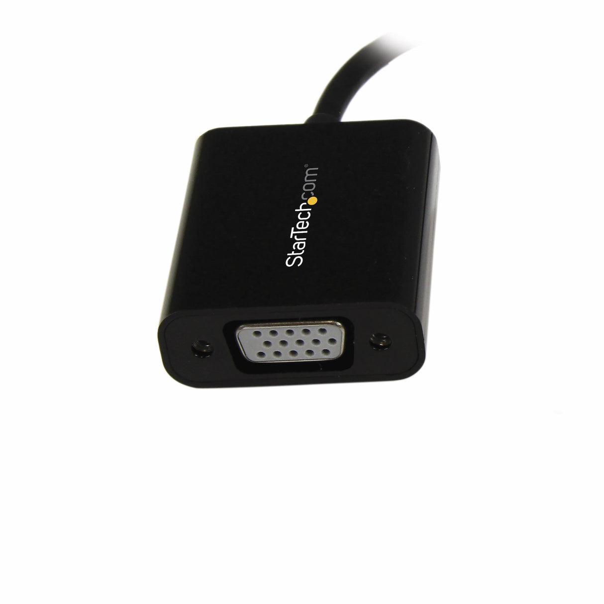 StarTech.com Adaptador Mini DisplayPort a VGA - Convertidor Activo de Mini DP a VGA Vídeo 1080p con Certificación VESA - mDP 1.2 o Thunderbolt 1/2 Mac/PC a Monitor VGA -VGA Negro Cable Derecho Derecho 0,18 m Mini DisplayPort