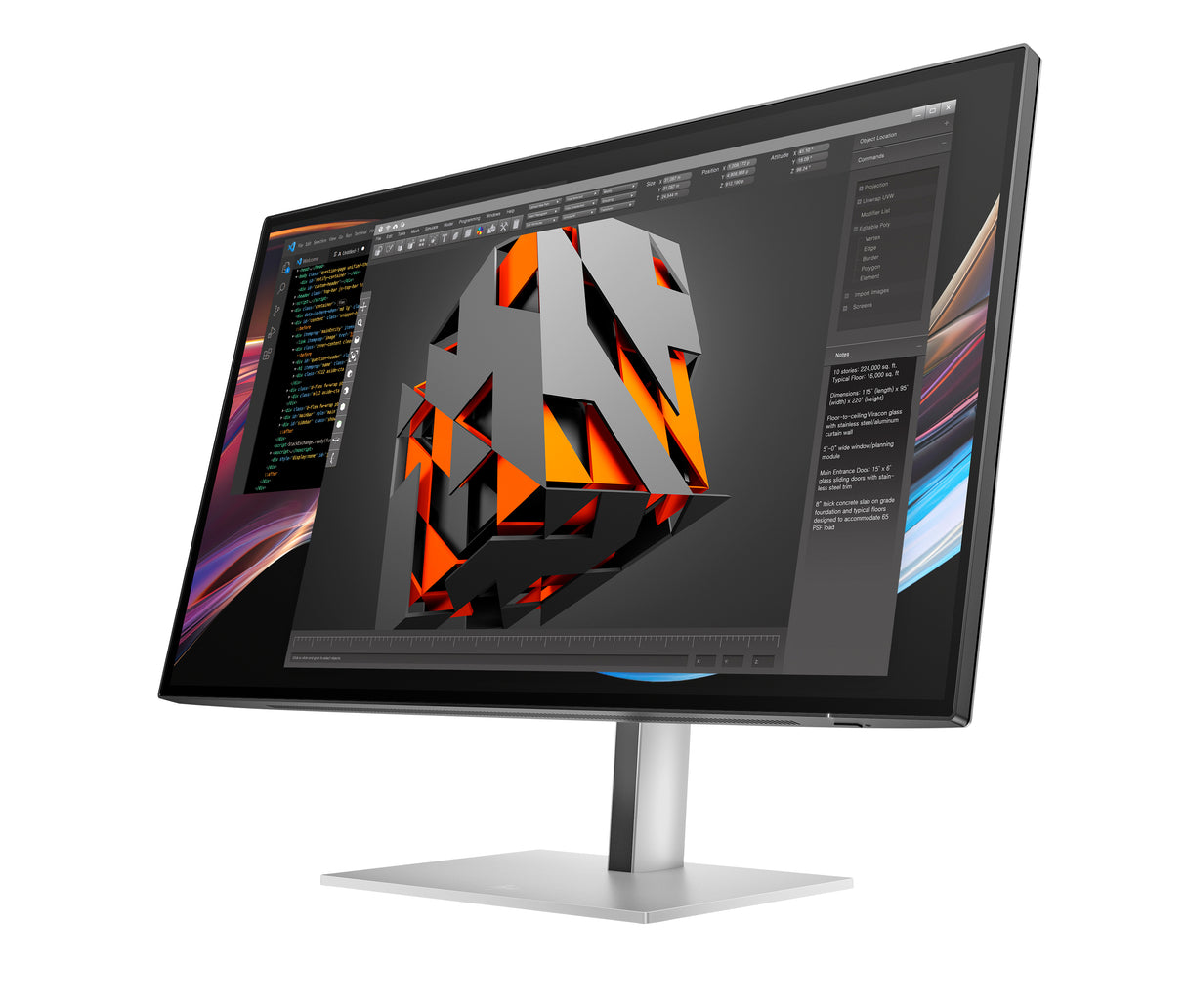 HP Monitor 4K Thunderbolt 4 de la serie Pro 7 de 27" - 727pk, 3840 x 2160 Pixeles, 4K Ultra HD, LCD