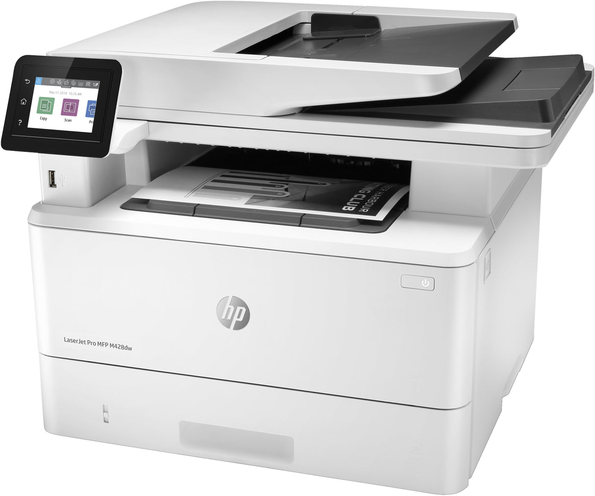HP LaserJet Pro Impresora multifunción M428dw, Impresión, copia, escaneado y correo electrónico, Escaneo a correo electr