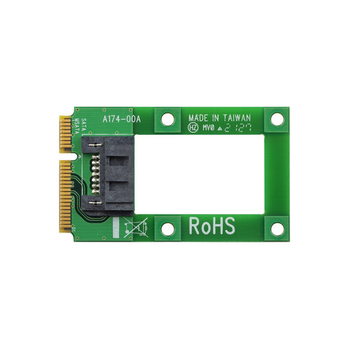 StarTech.com Adaptador mSATA a SATA para Disco Duro o SSD - Tarjeta Conversora Mini SATA a SATA Tarjetas y adaptadores d