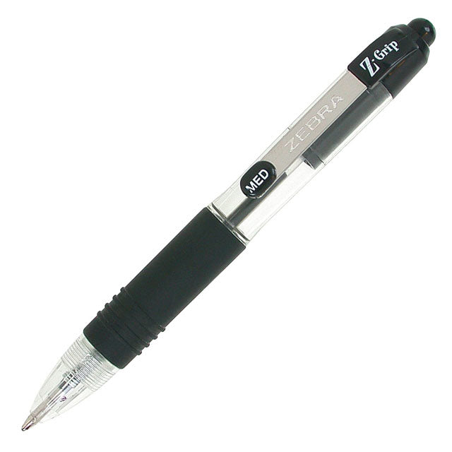 Zebra Z-Grip Mini bolígrafos Negro Caucho 1 mm