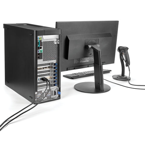 StarTech.com Adaptador Tarjeta PCI Express PCI-E 4 Puertos USB 3.0 UASP 2 Canales de 5Gbps con Alimentación Molex SATA T