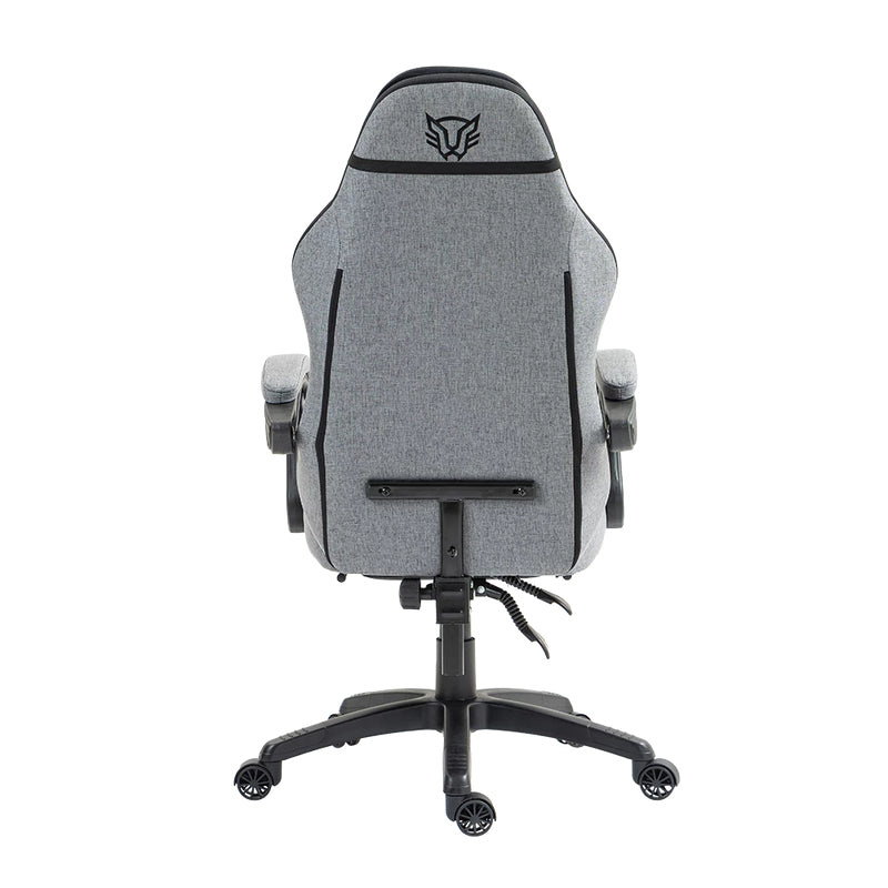 Balam Rush BR-940757 silla para videojuegos Silla universal para juegos Asiento acolchado tapizado Gris, 120 kg, Respald