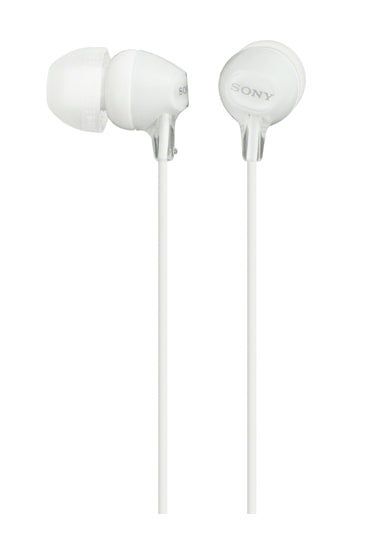 Sony MDR-EX15LP/W Auriculares Auriculares Dentro de oído Música Blanco