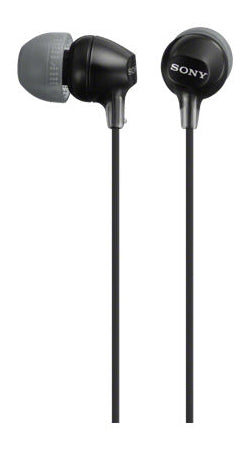 Sony MDR-EX15LP/B Auriculares Auriculares Dentro de oído Música Negro