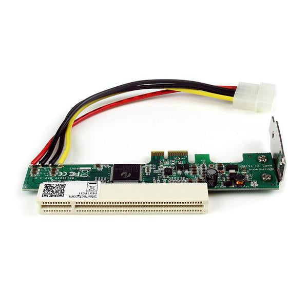 StarTech.com Tarjeta Adaptador PCI Express PCIe PCI-e a PCI tarjetas y adaptadores de interfaz PCIe PCI 32-bit Rojo CE, FC, ROHS