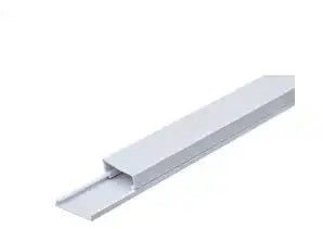 Daytona Canaleta 20 x 10 Blanca PVC 2 Mts Auto Extinguible, Tipo Empresarial