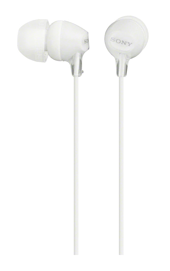 Sony MDR-EX15LP/W Auriculares Auriculares Dentro de oído Música Blanco