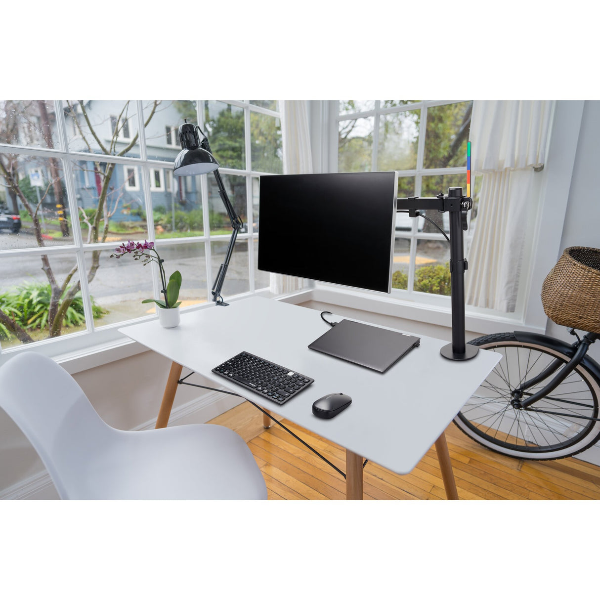 Kensington Brazo extensible SmartFit Ergo para monitor único Monitor Negro