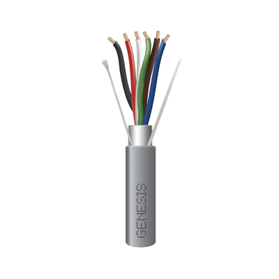 Genesis Cable para Alarma / 6 Conductores / 22 AWG 2206-1109/1000