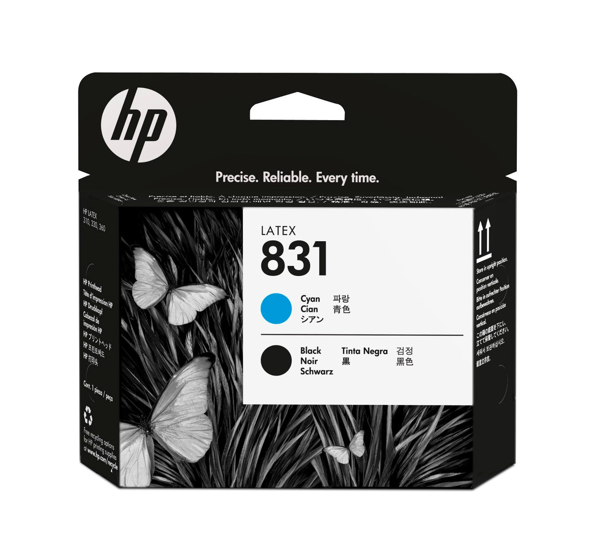 HP Cabezal de impresión 831 Latex cian/negro, Impresora HP Latex 110, impresora HP Latex 310, impresora HP Latex 330