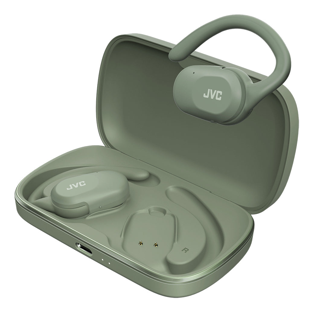 JVC HA-NP40T Auriculares True Wireless Stereo (TWS) Gancho de oreja Llamadas/Música Bluetooth Verde