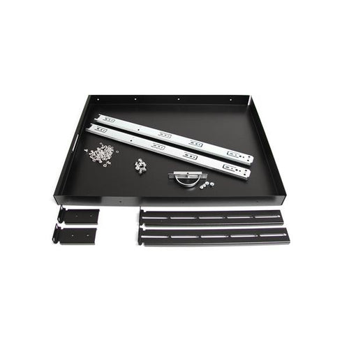 StarTech.com Estante Bandeja 1U Deslizante Telescópica para Armario Rack de Servidores - 0,55m (22 Pulgadas) de Profundi