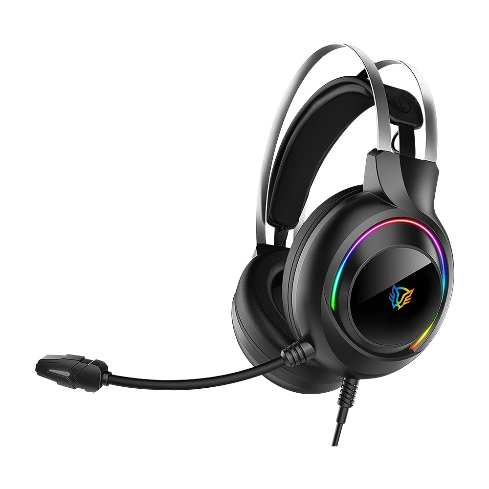 Audífonos Gamer BALAM RUSH Hesix II HS688 / Alámbricos + Over Ear + Bocinas 50 mm + Mic Fijo / Sonido Dinámico + Compati