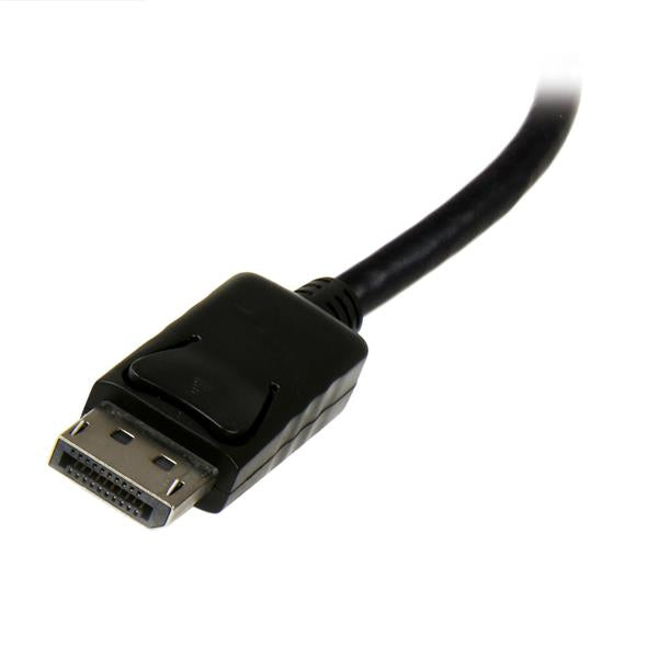 StarTech.com Adaptador DisplayPort a VGA DVI o HDMI - Convertidor A/V 3 en 1 para viajes - 1080p - 1920x1200, 1920 x 1200 Pixeles, Negro
