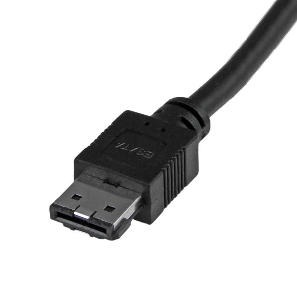 StarTech.com Cable de 91cm Adaptador USB 3.0 a eSATA para Disco Duro o SSD - SATA de 6 Gbps Cable USB A Macho Hembra Si
