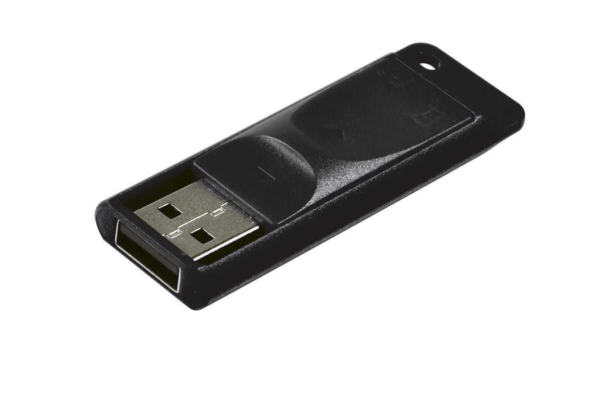 Verbatim Slider - Unidad USB de 64 GB - Negro