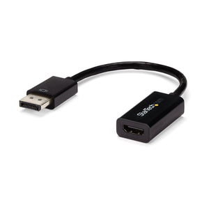 StarTech.com Conversor de Vídeo DisplayPort a HDMI con Audio – Adaptador Activo DP 1.2 para Ordenadores de Sobremesa/Laptops – 4K @ 30Hz Cable Derecho Derecho 0,15 m DisplayPort