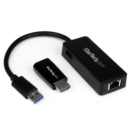 StarTech.com Juego de Adaptadores HDMI a VGA y Ethernet Gigabit para Samsung Chromebook 2 y 3 – Kit de Accesorios Tarjet