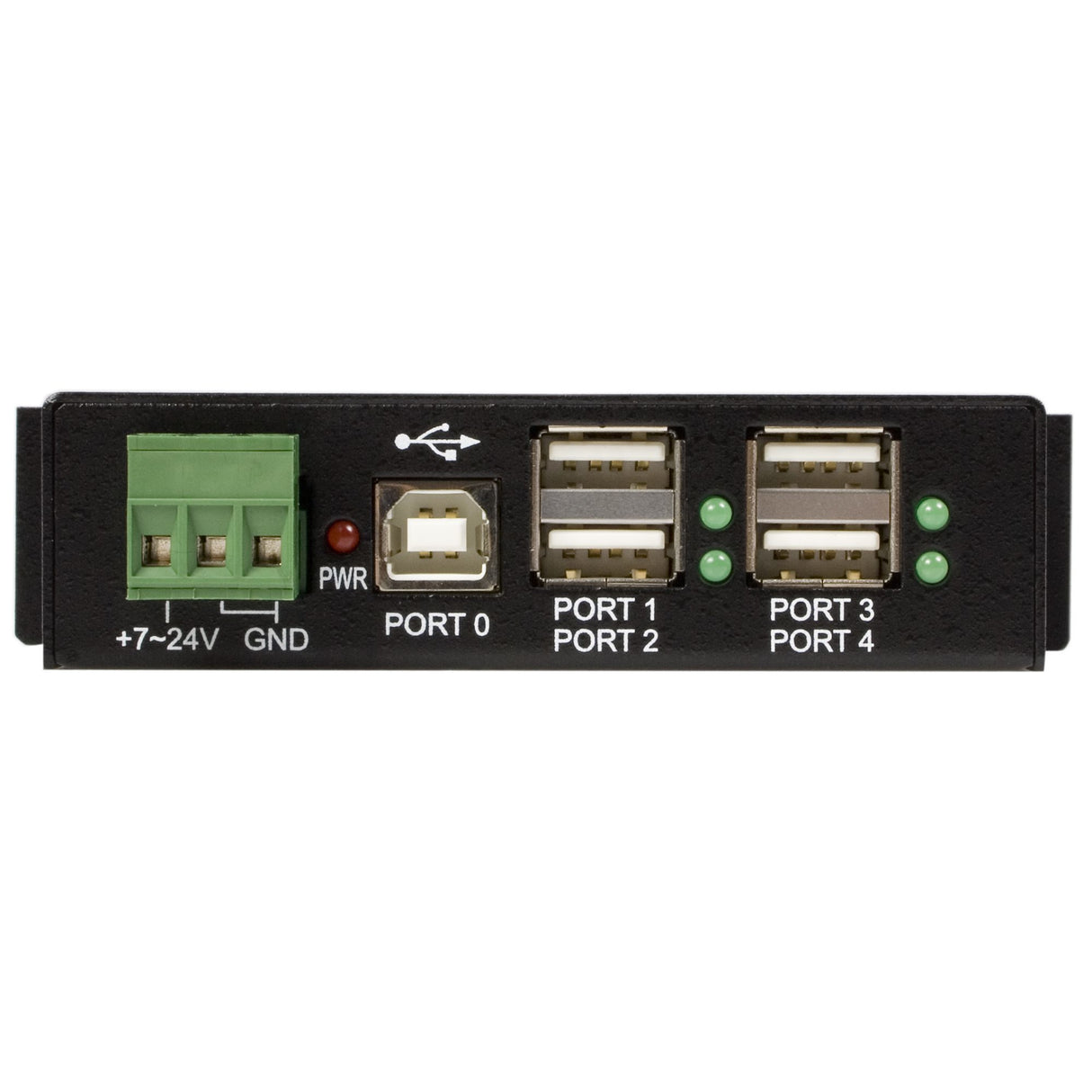 StarTech.com Hub Industrial de 4 Puertos USB 2.0 con Protección Antiestática ESD hubs de interfaz USB 2.0 Type-B USB 2.0 4 4